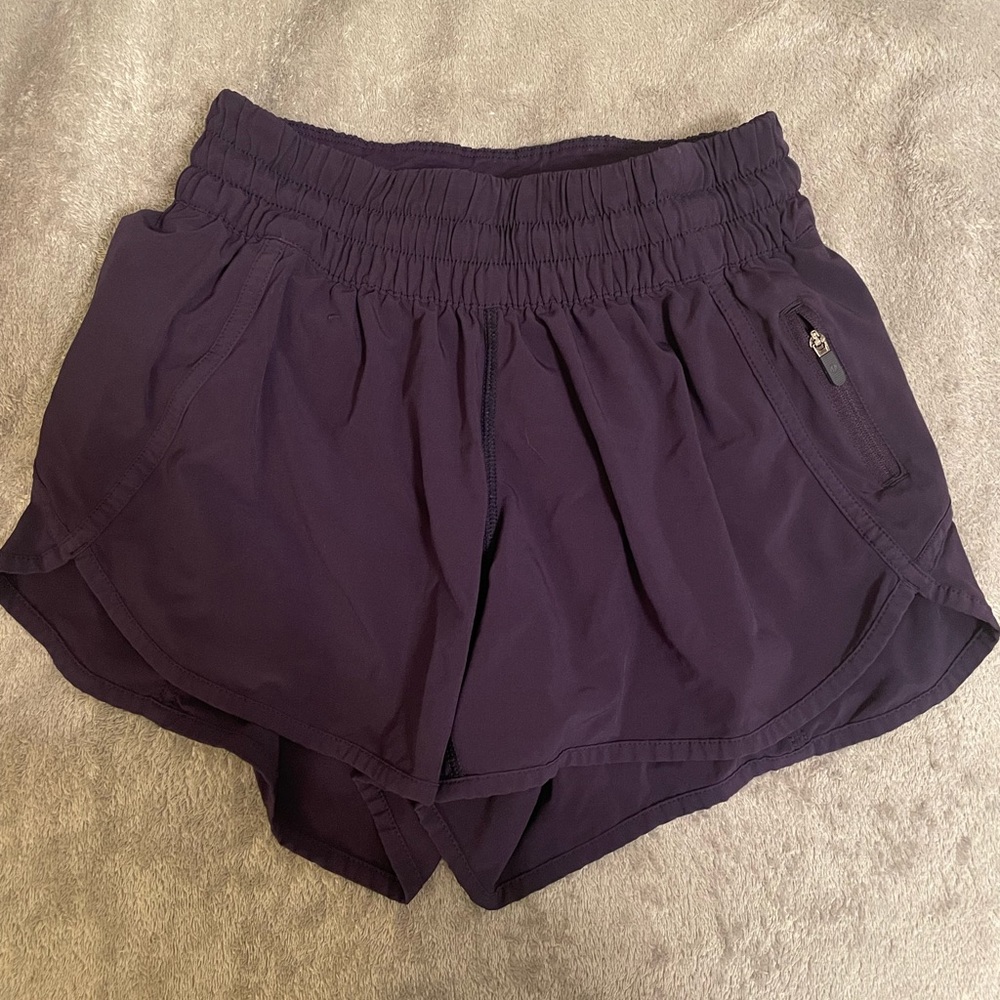 Dark Purple lululemon Tracker Shorts